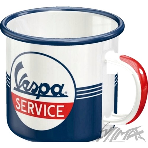 Tazza servizio vespa smalto - tazza,