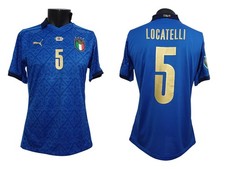 MATCH WORN ITALIA FINALE EURO 2020 ITALY LOCATELLI MAGLIA NAZIONALE ITALY FINAL