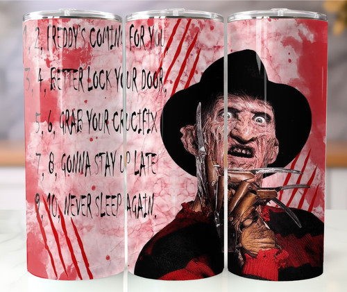 Bicchiere freddy krueger - bicchiere,