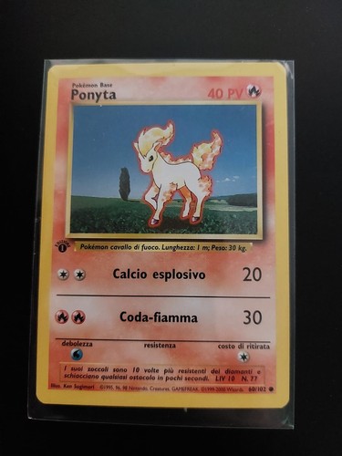 Pokemon ponyta set base - pokemon,