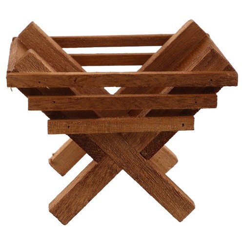 Presepe legno mangiatoia - legno,
