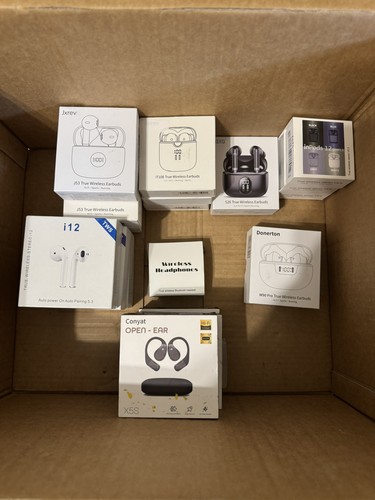 Lotto cuffie stock elettronica