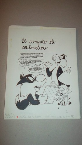 Silvestro tavole originali - tavole,