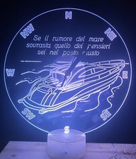 LAMPADA OROLOGIO PLEXIGLASS