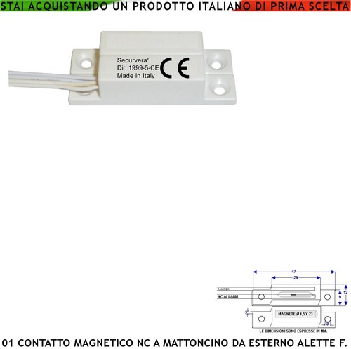 Contatto magnetico alette - magnetico,