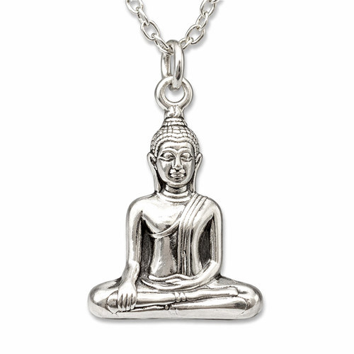 Collana con ciondolo buddha - collana,