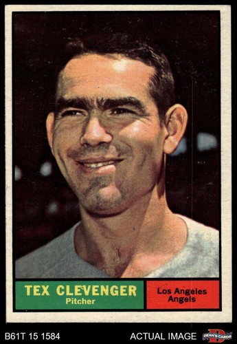 1961 topps 291 tex - tex, clevenger