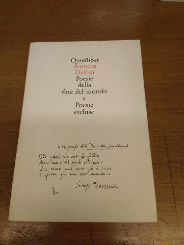 Antonio delfini poesie della - poesie,