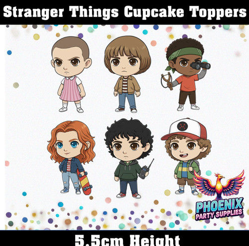 Topper per cupcake strange - per,