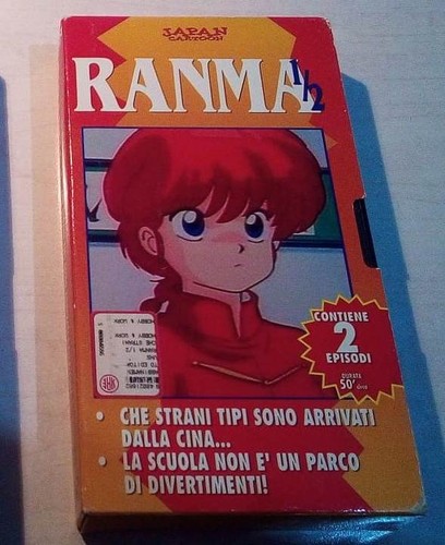 Vhs ranma primi due - ranma, 1/2