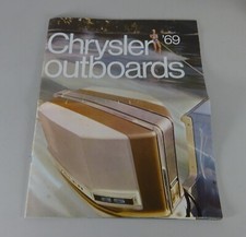Depliant / Brochure Chrysler Marine Motori Fuoribordo Anno 1969