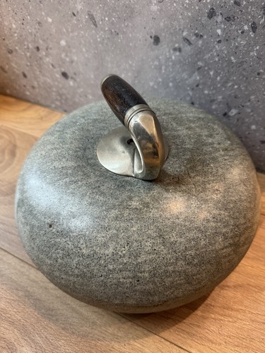 Curling stone vintage - curling,