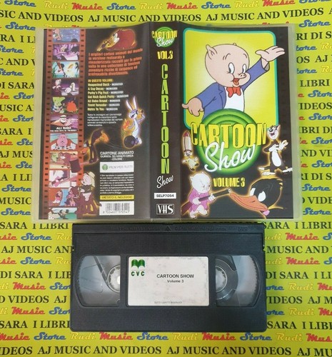 Vhs film cartoon show volume - show, 3