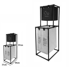 x Cesto Portabiancheria Doppio