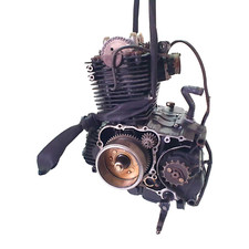 BLOCCO MOTORE KYMCO QUANNON 125 NAKED 2010 2015 DANNO TAPPO OLIO