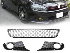 Griglie Mascherine Sportive Paraurto Anteriore Golf 6 2009-2012 NERO LUCIDO