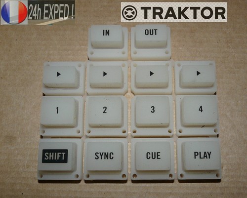 SHIFT/SYNC/CUE/PLAY BOUTONS