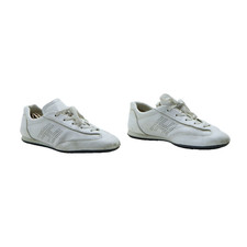 Scarpe Hogan Olympia Donna usate numero 38.5 (SS3576) bianco pelle