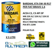 5 LITRI 5L OLIO BARDAHL XTA