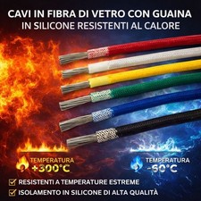 Cavo filo elettrico siliconico