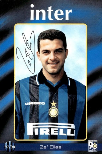 Cartolina calciatori inter - calciatori,