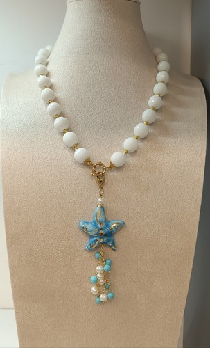 Collana artigianale onice - collana,