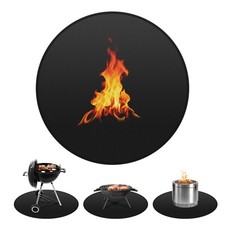 Tappetino Rotondo Fuoco, 102cm