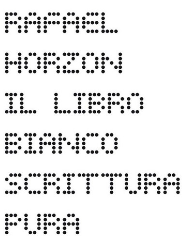 Libro bianco horzon - libro,