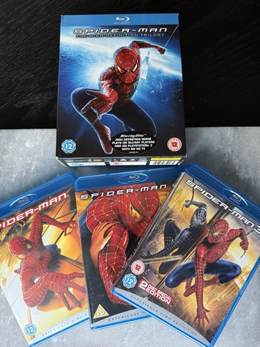 Spider man trilogy blu ray - blu-ray, box