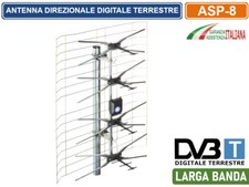 ANTENNA DIGITALE TERRESTRE DVB-T DA ESTERNO DIREZIONALE A BANDA LARGA ASP-8