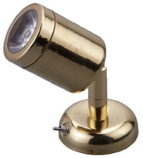 Messing LED-Wandleuchte /