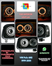 Fari Angel Eyes anteriori adatti per  VW Polo 6N2 99- 01