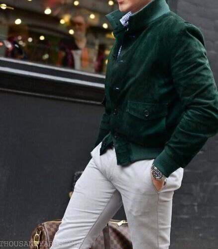 Autentico verde giacca bomber - autentico,