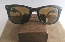 RAY-BAN RB 4105 710 FOLDING WAYFARER  50()22 140 SUNGLASSES ORIGINAL!!!