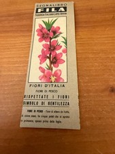SEGNALIBRO FILA FIORI D'ITALIA