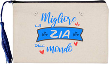 Borsa per Il Trucco Cotone 'La