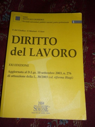 Diritto del lavoro simone - del, lavoro,