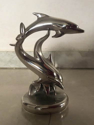 Scultura delfini firmata - scultura,