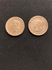 2 RARE MONETE da 20 LIRE -