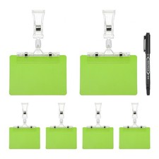 6 Pcs Sign Holders with Green