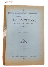 A. Nestler I regoli calcolatori logaritmici Electro numero 11z-36-36a-37 1940 