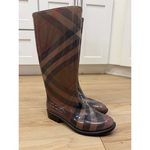 Stivali pioggia burberry - pioggia,