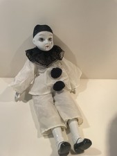 Bambola pierrot vintage - bambola,