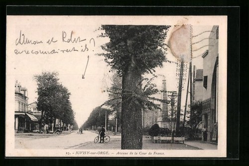 Cpa juvisy sur orge - juvisy-sur-orge,, avenue