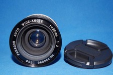 Panagor auto Wide angle 35 mm f 2, innesto Olympus OM, tappi.