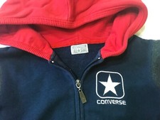 Felpa con cappuccio e zip bimbo 5-6 anni Converse
