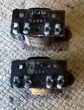 COPPIA DI TRASFORMATORI  D' USCITA PER  VALVOLE 6AQ5