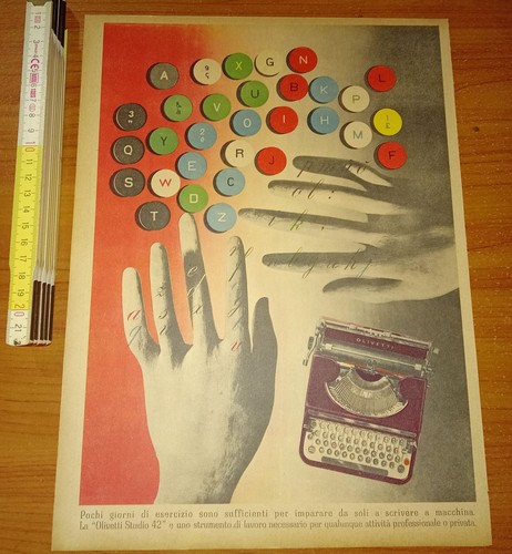 Pubblicità olivetti studio - pubblicità,,
