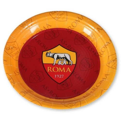 Roma piatti party con logo - as,
