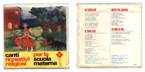 Disco canti ricreativi - disco,